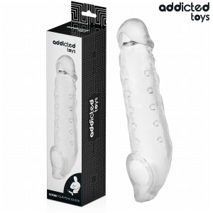 Addicted toys - Podaljšek za penis, 23cm, prozoren